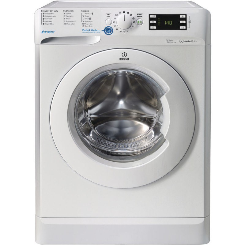 ماشین لباسشویی ایندزیت مدل BWE91683X ظرفیت ۹ کیلوگرم درب از جلو